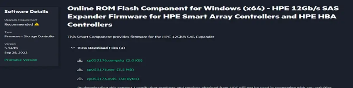 دانلود فریمور در سرور HPE9